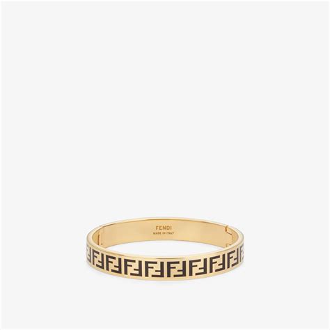 fendi embellished logo bracelet